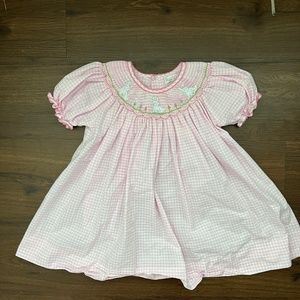 Petit Ami 24 Months Easter smocked dress with bloomer